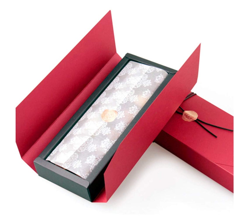 BBC BAKERY BBJ WRAPS Bakery 12 Cavity Chocolate Gift Packaging Box Wedding Party Paper Favor Boxes-Set of 10 (12 cavity red) - Image 3
